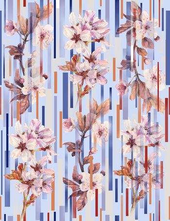 570917-大牌几何花卉