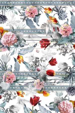 复古印花华亿平台图片