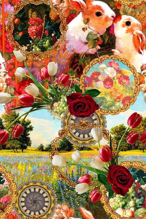 欧式宫廷风印花华亿平台图片