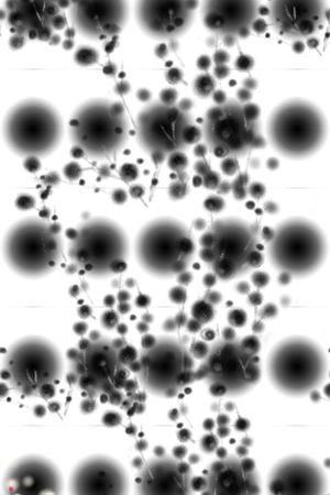 休闲时尚 抽象 水彩 朦胧 中国风 黑白简约印花华亿平台图片