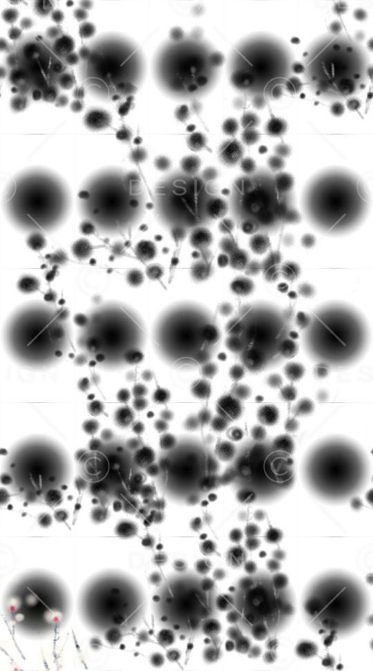 休闲时尚 抽象 水彩 朦胧 中国风 黑白简约印花华亿平台图片