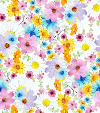 571038-原创手绘花卉水彩花卉水墨花卉