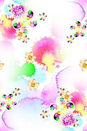 手绘印花华亿平台图片