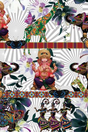 流行时尚女装印花华亿平台图片