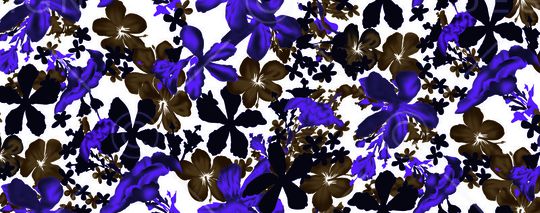 抽象花卉印花华亿平台图片