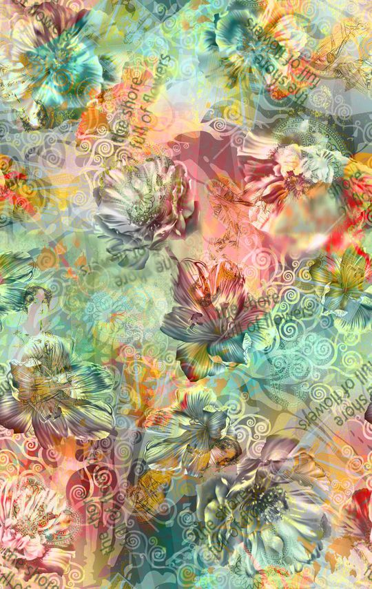 抽象印花华亿平台图片