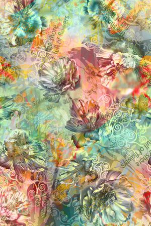 抽象印花华亿平台图片