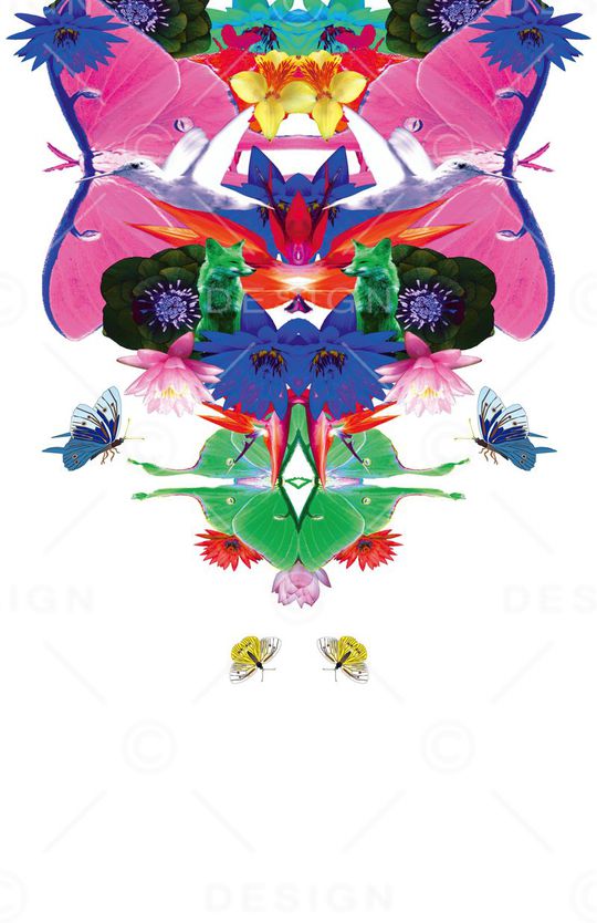 潮流时尚印花华亿平台图片