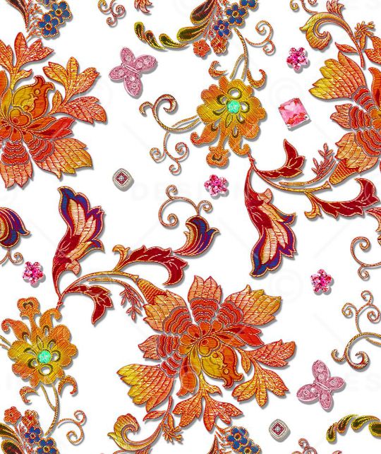 潮流时尚印花华亿平台图片