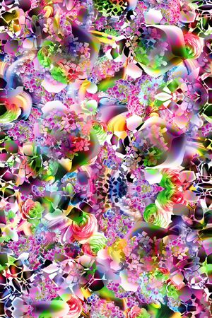 潮流时尚印花华亿平台图片