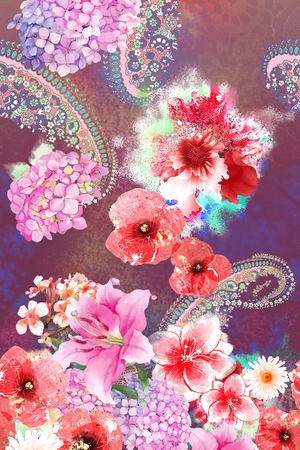 炫彩印花华亿平台图片