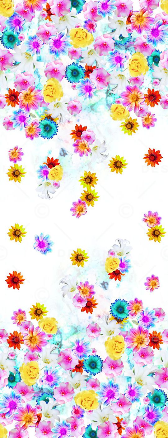 小碎花印花华亿平台图片