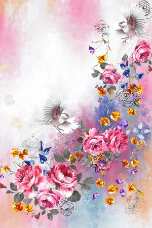 自然印花华亿平台图片