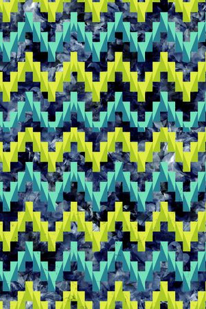 几何印花华亿平台图片