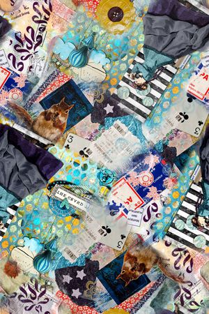 抽象印花华亿平台图片