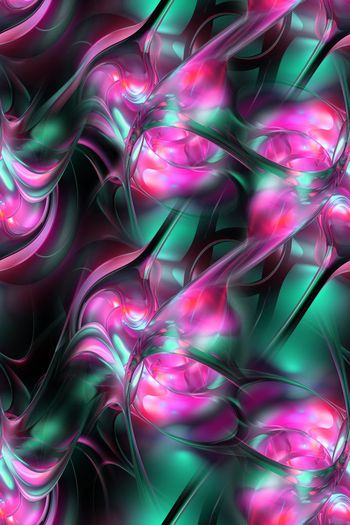 571781-空间三位图形玻璃晶体水晶炫彩3d缤