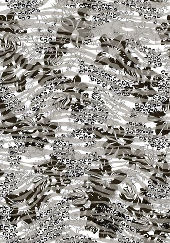 571855-条纹斑马纹豹纹花朵抽象纹理褶皱印花