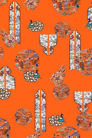 老年花印花华亿平台图片