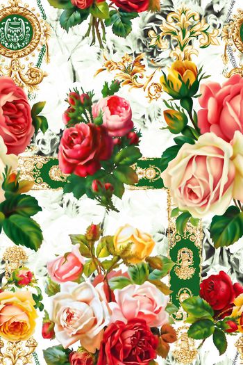 571925-欧式复古玫瑰花华亿平台