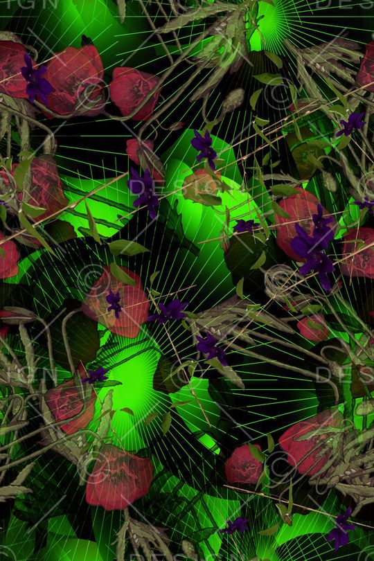 抽象印花华亿平台图片