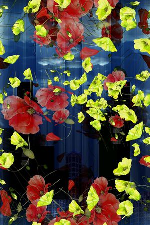 抽象印花华亿平台图片