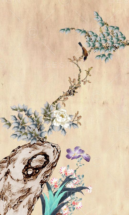 中国风印花华亿平台图片