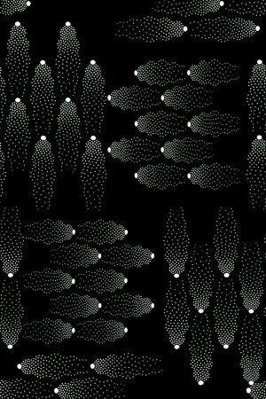 圆圈与波点印花华亿平台图片