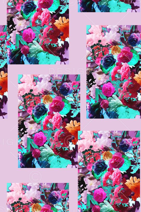 时尚大牌欧美风格印花华亿平台图片