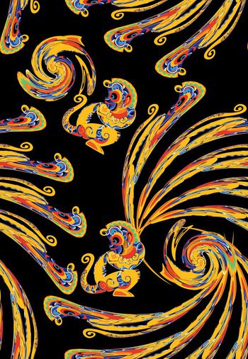 572055-时尚潮流花样猴子花卉