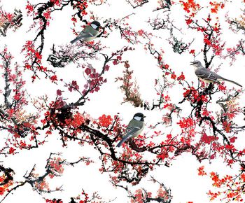 中国风印花华亿平台图片