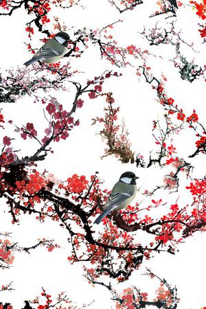 中国风印花华亿平台图片