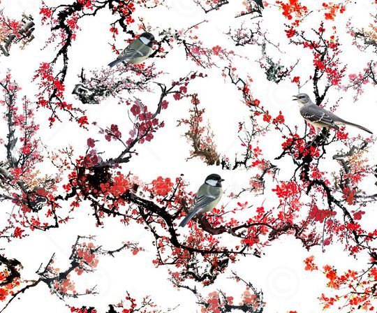 中国风印花华亿平台图片