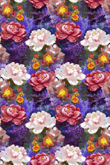 572083-cp原创手绘油画之花卉