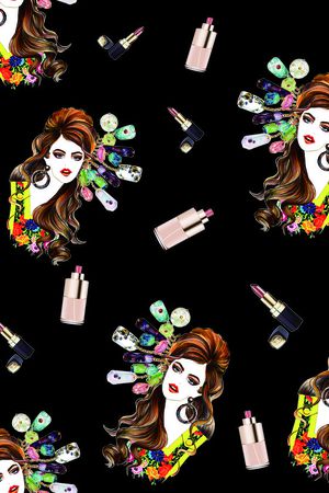 美女印花华亿平台图片