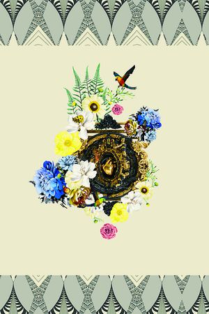 欧式复古印花华亿平台图片