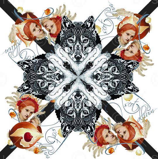 欧式复古印花华亿平台图片