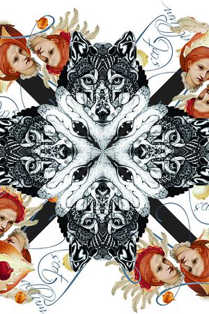 欧式复古印花华亿平台图片