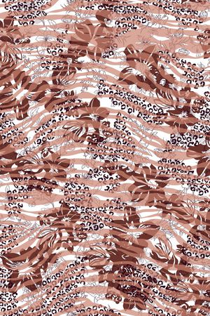 斑马纹印花华亿平台图片