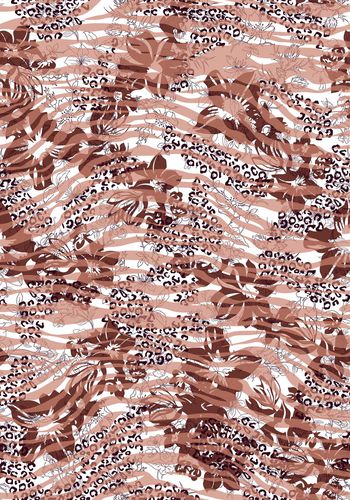 572135-条纹斑马纹豹纹花朵抽象纹理褶皱印花