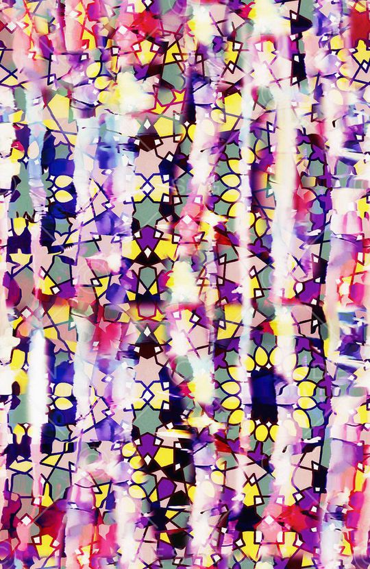 流水纹印花华亿平台图片