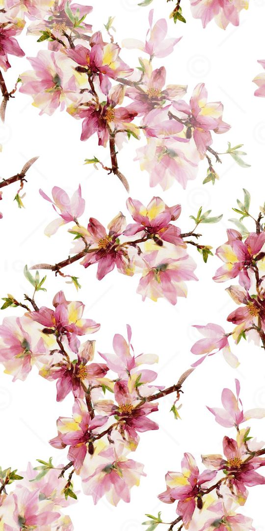 大气水彩花印花华亿平台图片