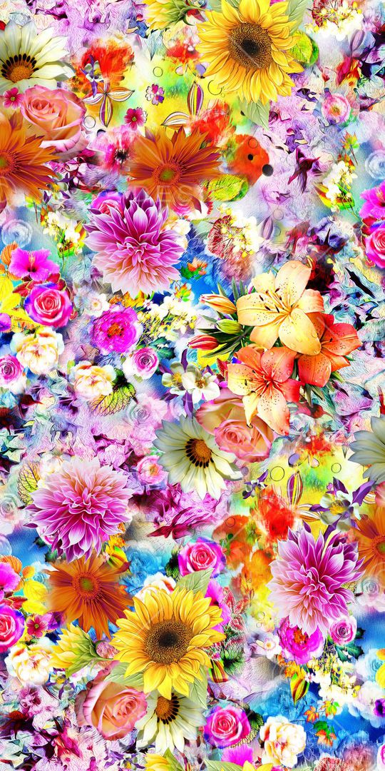 数码绚丽印花华亿平台图片