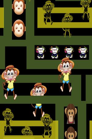 卡通婴童图案印花华亿平台图片