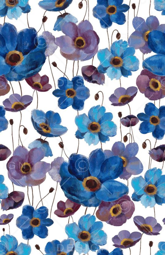 玉兰花印花华亿平台图片