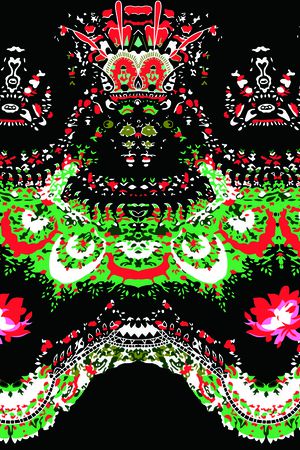 几何印花华亿平台图片