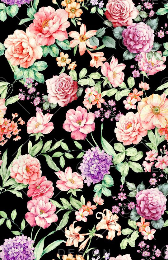 原创手绘印花华亿平台图片