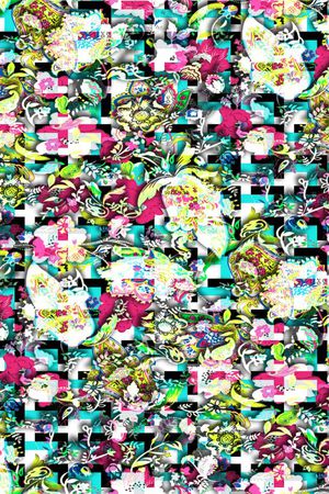 抽象印花华亿平台图片