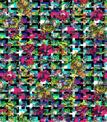 572330-抽象几何花卉