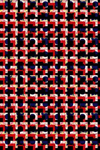 572331-时尚几何圆点切割 珠宝花卉 服装家