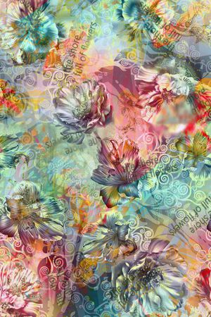 抽象印花华亿平台图片